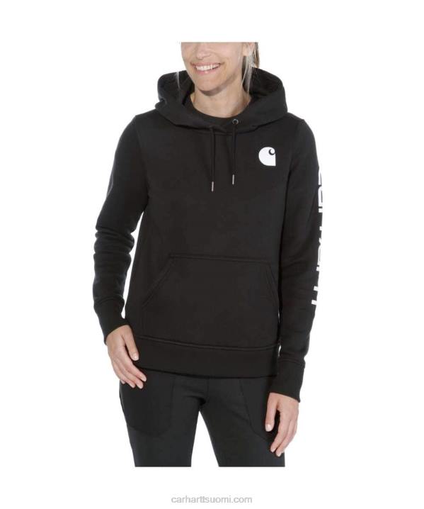 tuhka ruusu naiset Carhartt rennon mallin keskipainoinen logohihainen graafinen collegepaita 4NNJ211