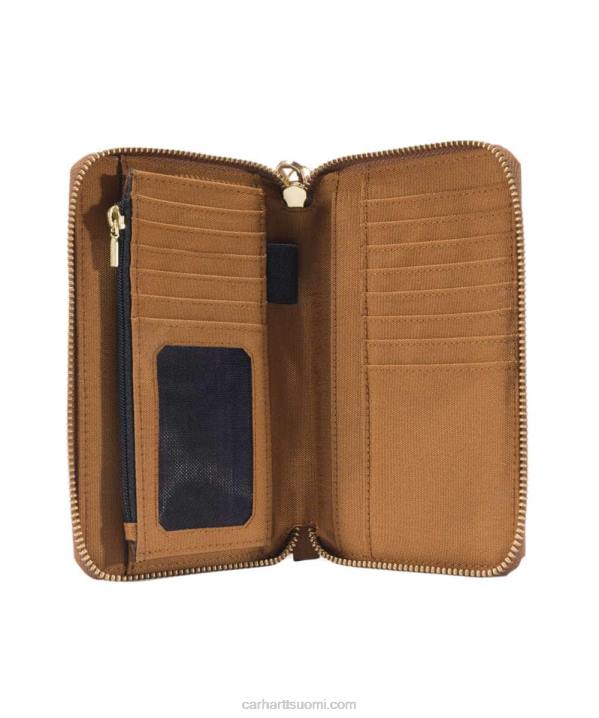 musta naiset Carhartt nylon duck lay-flat clutch lompakko 4NNJ232