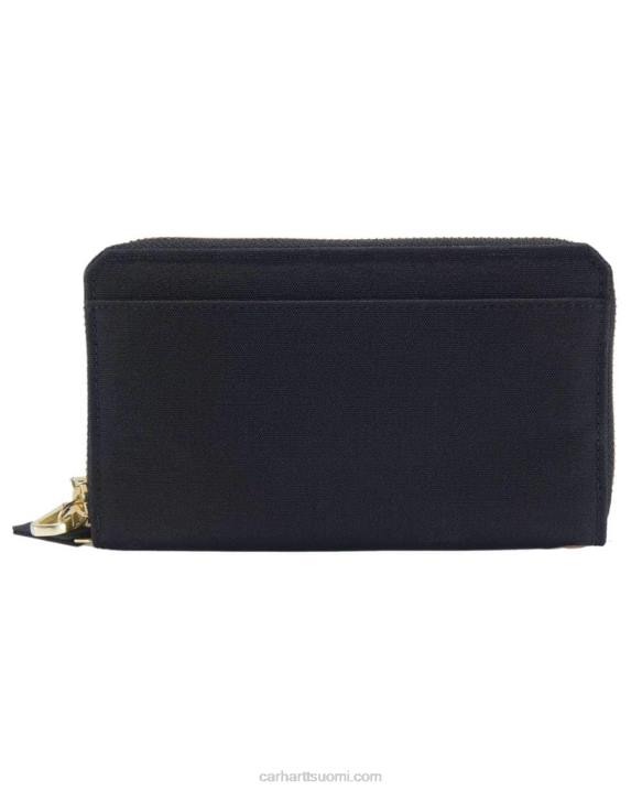 musta naiset Carhartt nylon duck lay-flat clutch lompakko 4NNJ232
