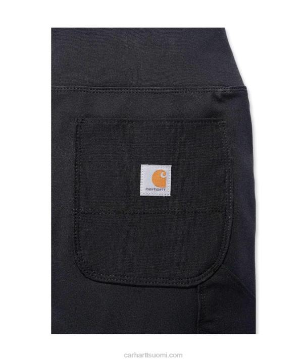 musta naiset Carhartt Voimalla istuvat keskipainoiset hyötyleggingsit 4NNJ182