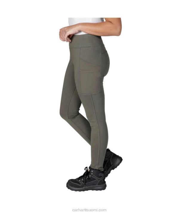 musta naiset Carhartt pakko-istuttavat kevyet leggingsit 4NNJ183