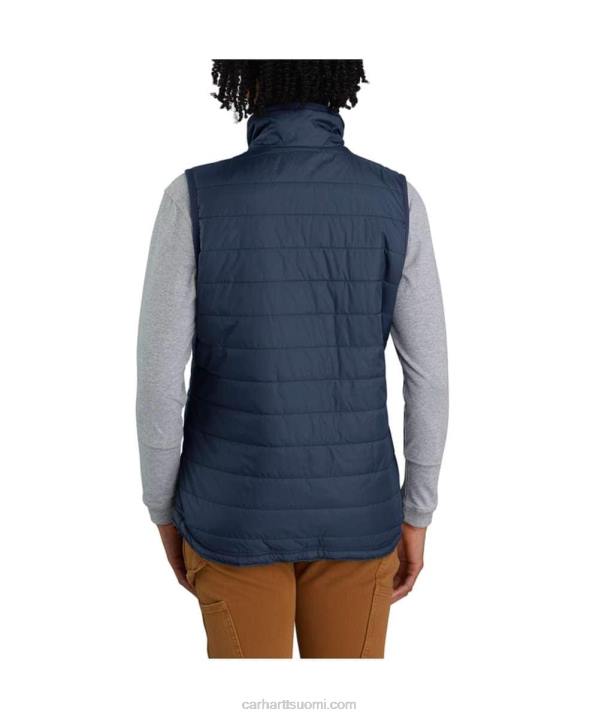 musta naiset Carhartt sateensuoja nylon eristetty mock-neck-liivi 4NNJ221