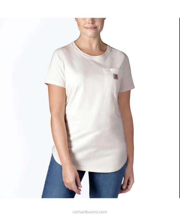 magenta akaatti naiset Carhartt force rented fit keskipainoinen lyhythihainen taskut-paita 4NNJ224