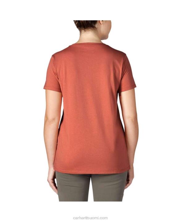 musta naiset Carhartt rento malli kevyt lyhythihainen monivärinen logograafinen t-paita 4NNJ226