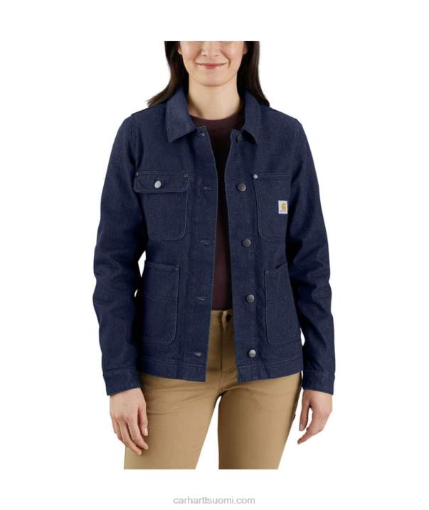 altaan naiset Carhartt jyrkkä flex rennon istuva farkkutakki 4NNJ192