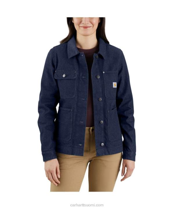altaan naiset Carhartt jyrkkä flex rennon istuva farkkutakki 4NNJ192