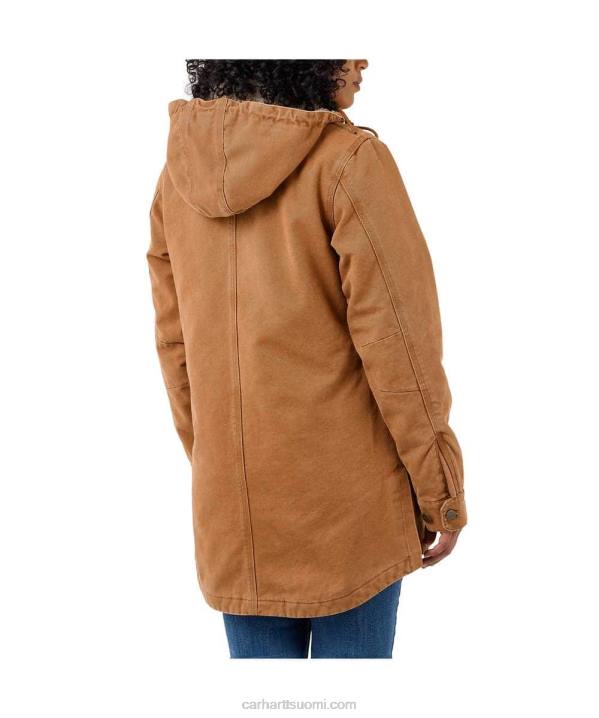 musta naiset Carhartt löysä istuva säänkestävä ankkatakki 4NNJ186