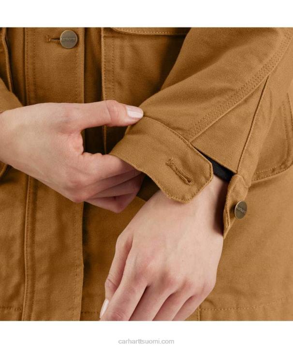 musta naiset Carhartt löysä istuva säänkestävä ankkatakki 4NNJ186