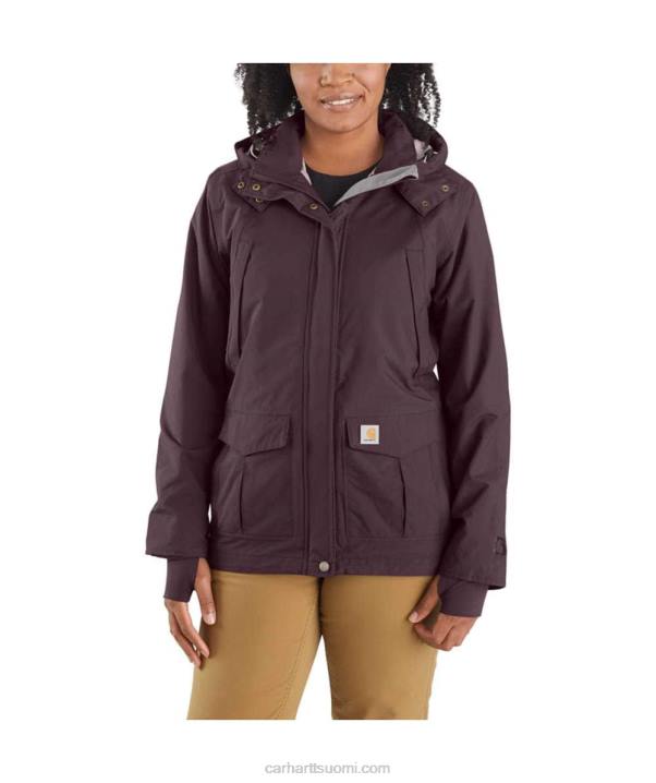 musta naiset Carhartt storm defender rennon istuvuuden raskaansarjan takki 4NNJ193