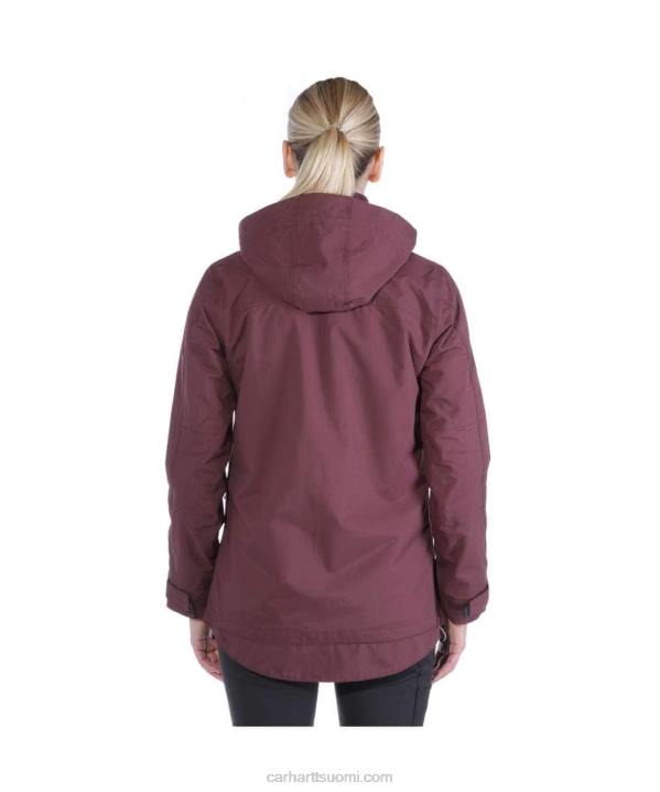 musta naiset Carhartt storm defender rennon istuvuuden raskaansarjan takki 4NNJ193