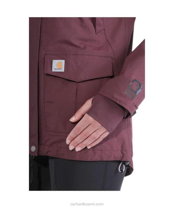 musta naiset Carhartt storm defender rennon istuvuuden raskaansarjan takki 4NNJ193