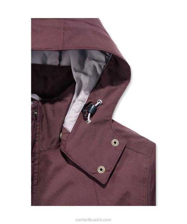 musta naiset Carhartt storm defender rennon istuvuuden raskaansarjan takki 4NNJ193