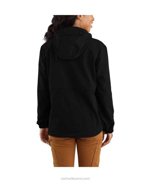 musta naiset Carhartt super dux rennon mallin kevyt hupullinen takki 4NNJ197